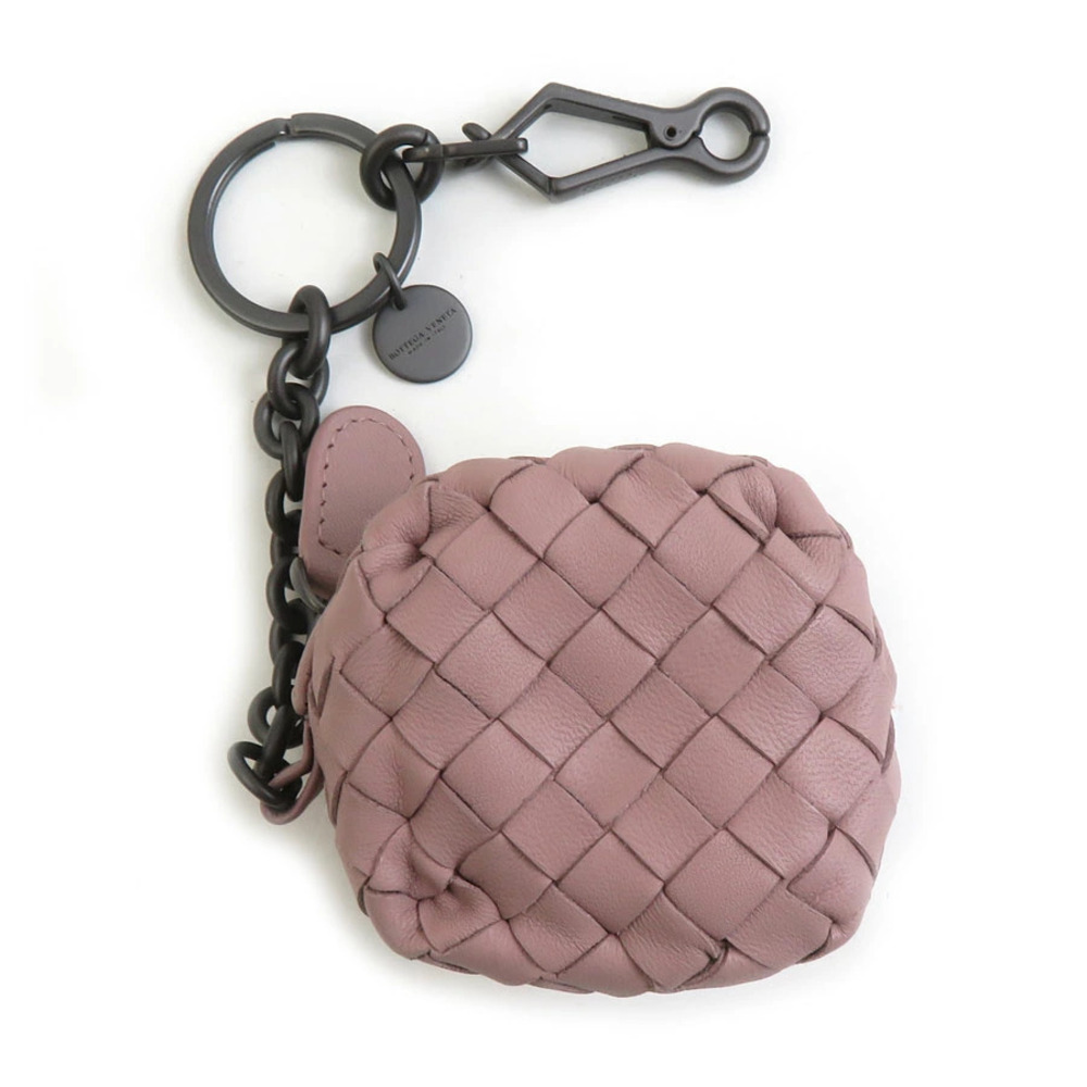 Bottega Veneta coin case Wallet Intrecciato leather dusty pink